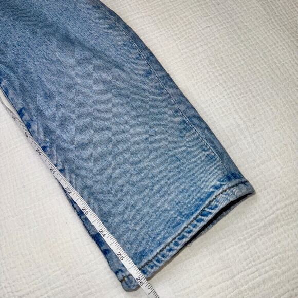 AGOLDE Toni Mid-Rise Skinny Jeans Light Wash Women’s 28 Sustainable Luxury Clean - Picture 7 of 15